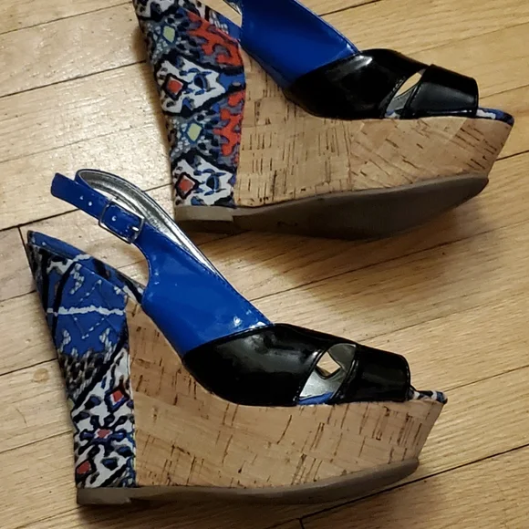 Colorful platform wedge - Picture 5 of 5